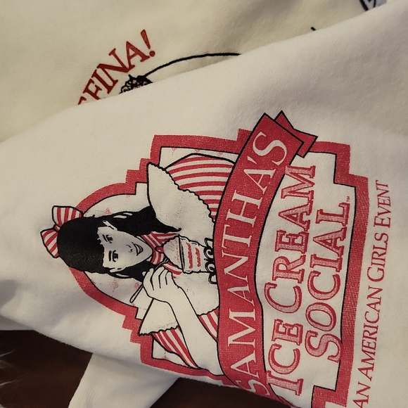 American Girl Samantha's Icecream Social Event 1998? Sweatshirt Girls M 10-12 - Picture 12 of 12